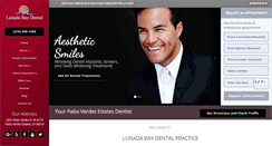 Desktop Screenshot of lunadabaydental.com